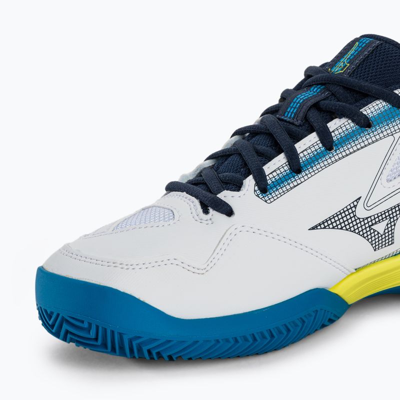 Ανδρικά παπούτσια τένις Mizuno Break Shot 4 CC white/dress blues/sulphur spring 7