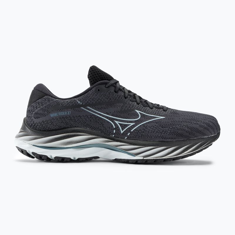 Ανδρικά αθλητικά παπούτσια τρεξίματος Mizuno Wave Rider 27 ebony/illusion blue/black 2