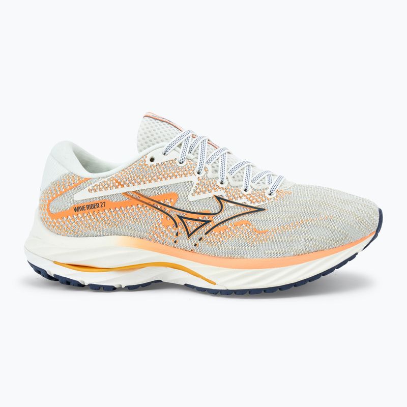 Γυναικεία παπούτσια για τρέξιμο Mizuno Wave Rider 27 snow white/ nightshadow blue/ coral reef 2