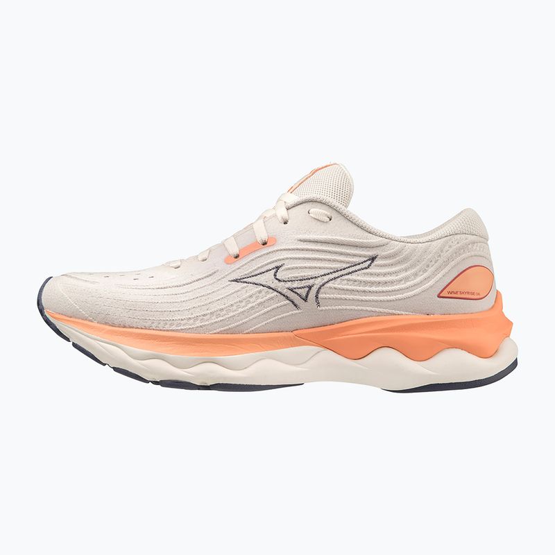 Γυναικεία παπούτσια τρεξίματος Mizuno Wave Skyrise 4 snow white/blue/coral reef 8