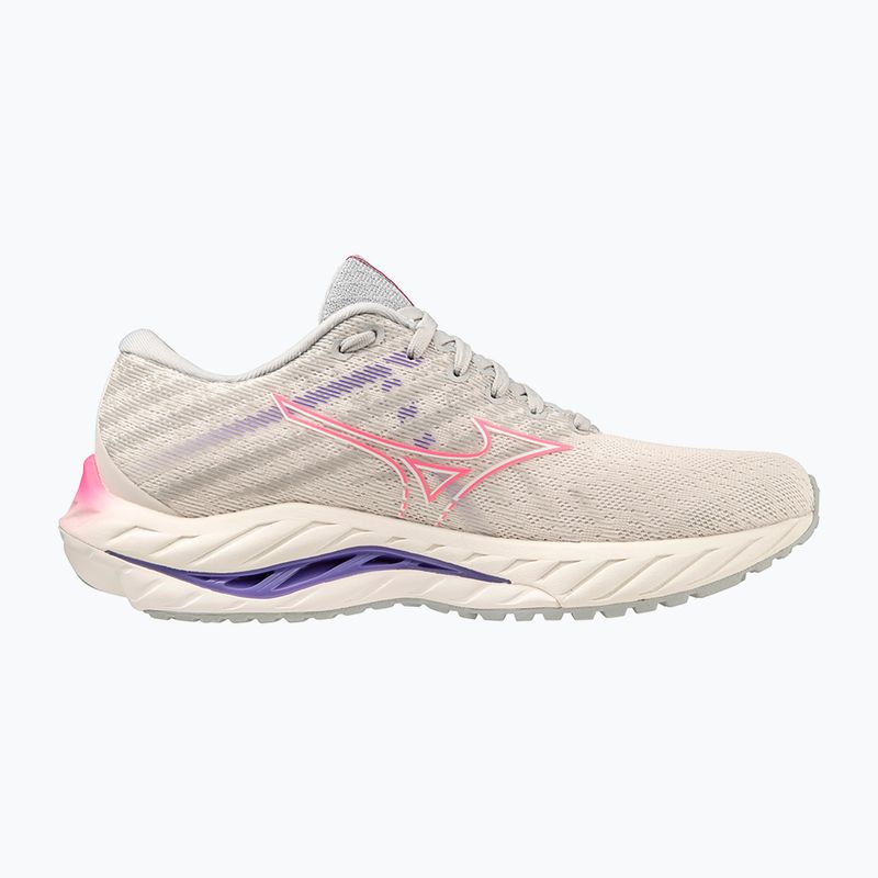 Γυναικεία παπούτσια για τρέξιμο Mizuno Wave Inspire 19 snow white/ hi vis pink/ purple punch 10