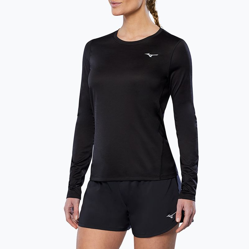 Γυναικείο Mizuno Impulse Core LS Tee μαύρο