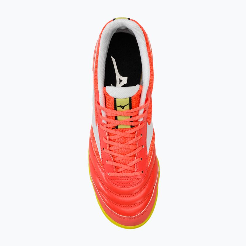 Ανδρικά ποδοσφαιρικά παπούτσια Mizuno Morelia Sala Club TF neon flame/λευκό 5