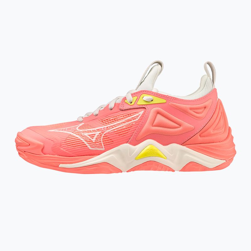 Γυναικεία παπούτσια βόλεϊ Mizuno Wave Momentum 3 candy coral/black/bolt 2 neon 8