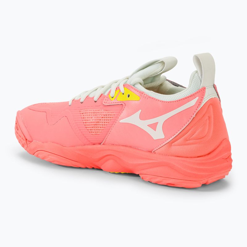 Γυναικεία παπούτσια βόλεϊ Mizuno Wave Momentum 3 candy coral/black/bolt 2 neon 3