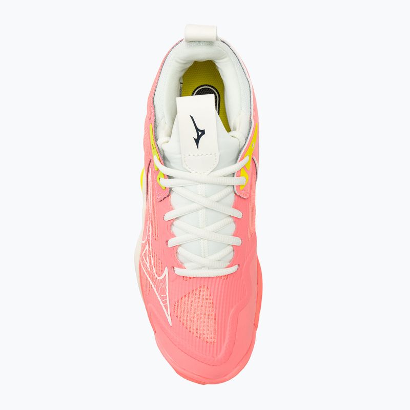 Γυναικεία παπούτσια βόλεϊ Mizuno Wave Momentum 3 candy coral/black/bolt 2 neon 5