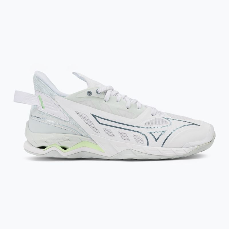 Γυναικεία παπούτσια χάντμπολ Mizuno Wave Mirage 5 white/glacial ridge/patinagreen 2