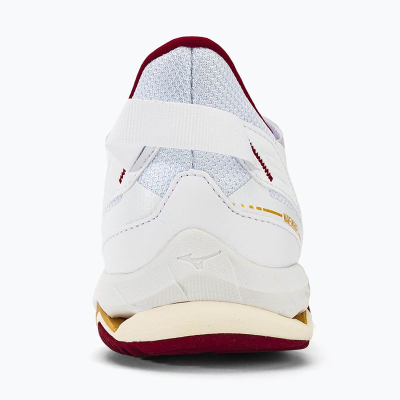 Γυναικεία παπούτσια χάντμπολ Mizuno Wave Mirage 5 white/cabernet/mp gold 6