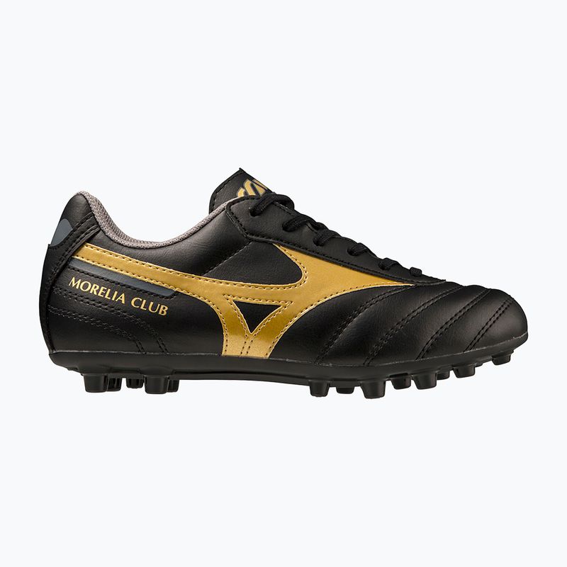 Παιδικά παπούτσια ποδοσφαίρου Mizuno Morelia II Club Jr AG black/gold/dark shadow