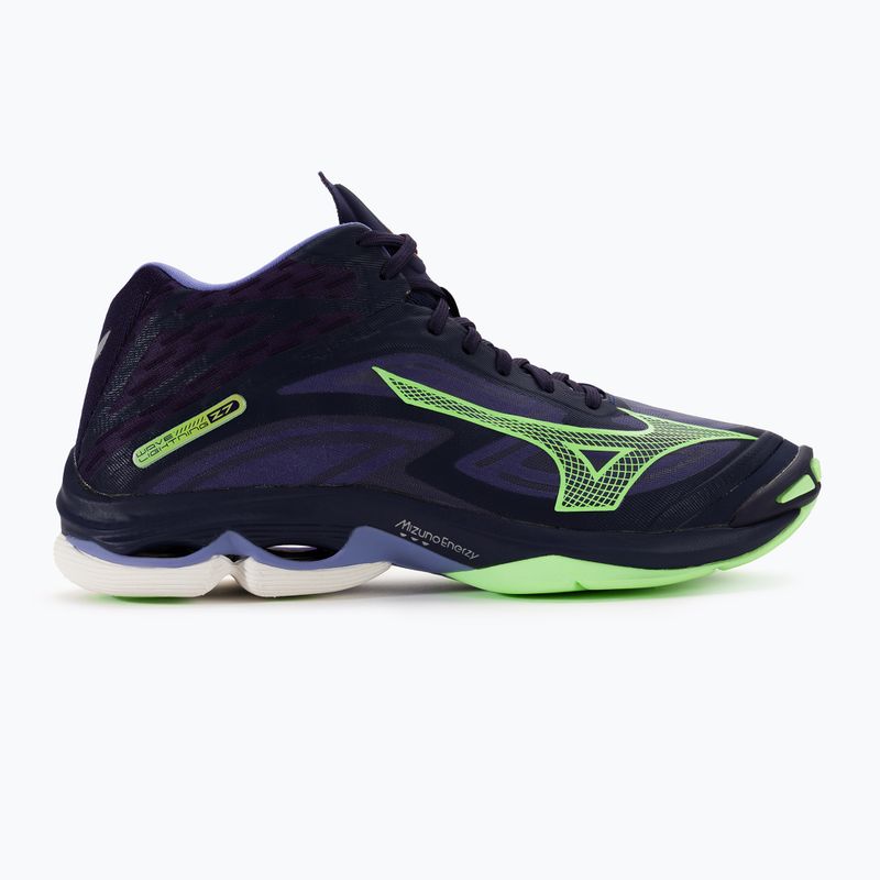 Ανδρικά παπούτσια βόλεϊ Mizuno Wave Lightning Z7 Mid evening blue / tech green / lolite 2