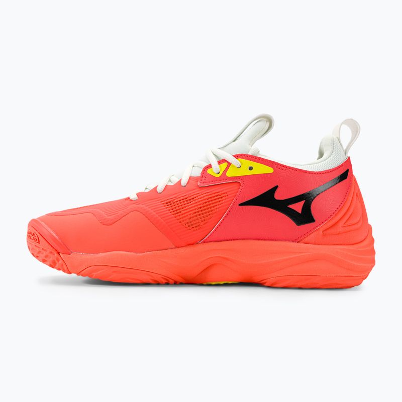 Ανδρικά παπούτσια βόλεϊ Mizuno Wave Momentum 3 neon flame / black / bolt2 neon 3