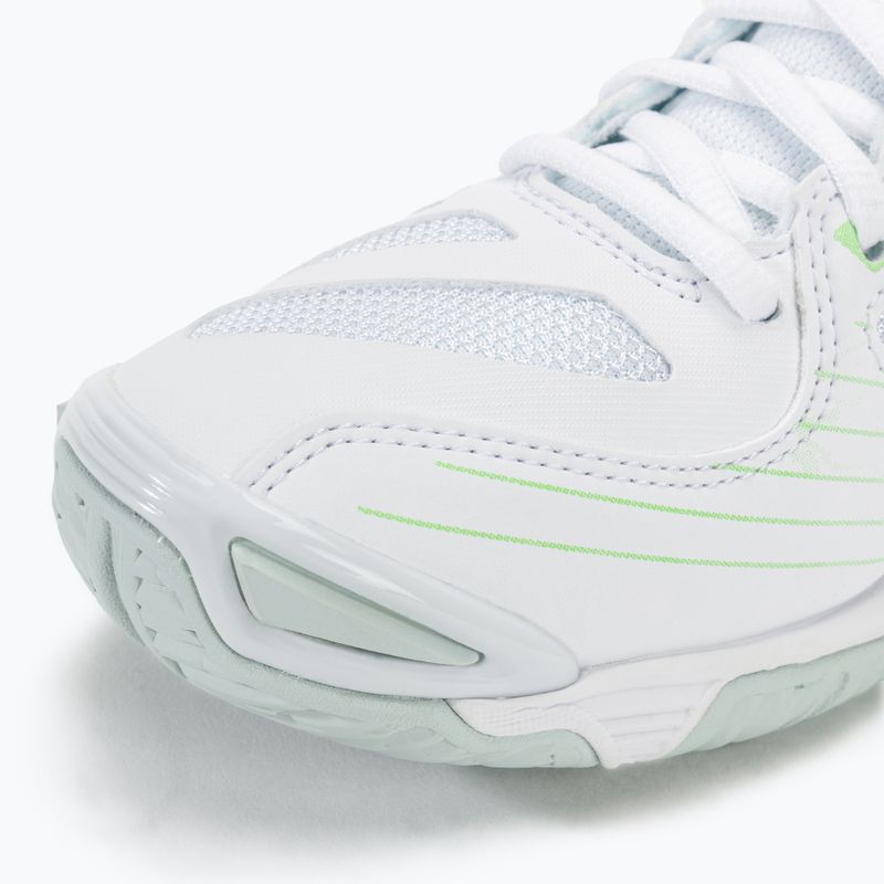 Γυναικεία παπούτσια βόλεϊ Mizuno Wave Voltage Mid white/glacial ridge/patina green 7