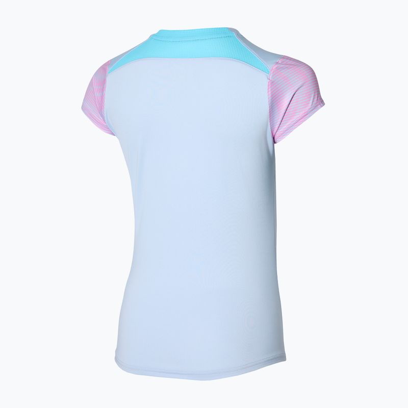 Γυναικεία μπλούζα τένις Mizuno Charge Printed Tee halogen blue 4