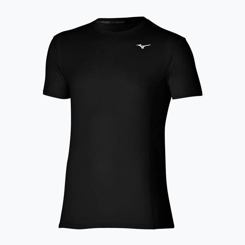 Ανδρική μπλούζα για τρέξιμο Mizuno DryAeroFlow Tee black