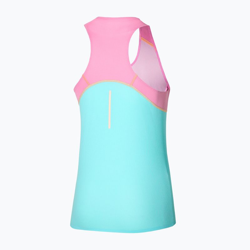 Γυναικείο Tank top για τρέξιμο Mizuno Aero Tank blue glow 2