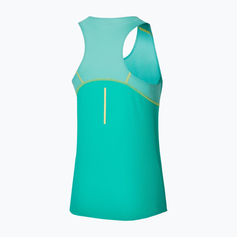 Γυναικείο Tank top για τρέξιμο Mizuno Aero Tank blue turquoise 2