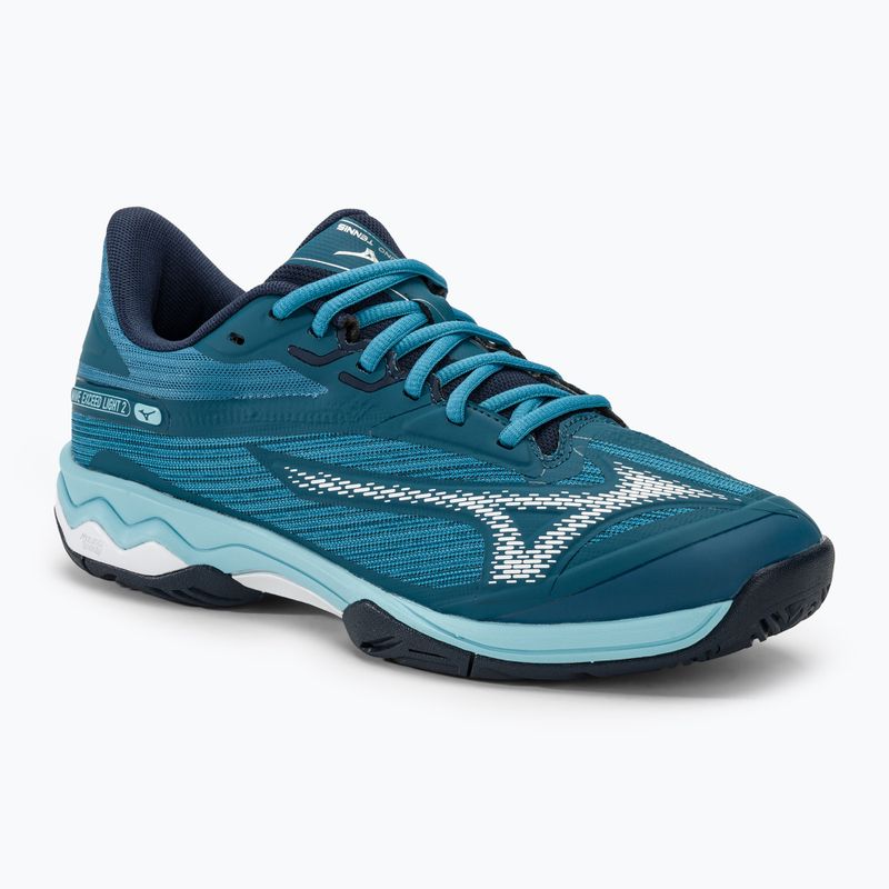 Ανδρικά παπούτσια τένις Mizuno Wave Exceed Light 2 AC moroccan blue / white / bluejay