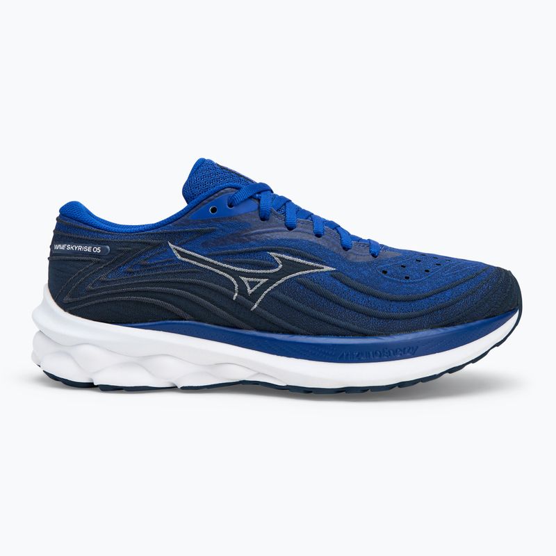 Ανδρικά παπούτσια τρεξίματος Mizuno Wave Skyrise 5 surf the web/ λευκό/ μελάνι Ινδίας 2