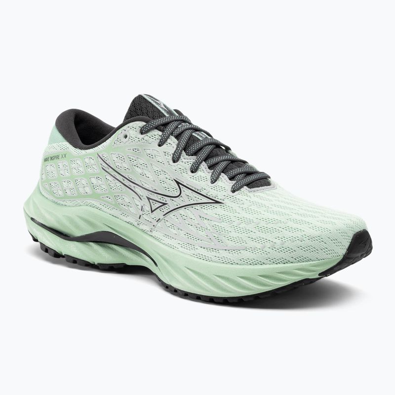 Ανδρικά αθλητικά παπούτσια τρεξίματος Mizuno Wave Inspire 20 γκρίζο νεφρίτη/μαύρο στρείδι