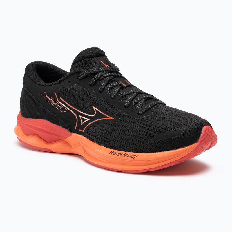 Ανδρικά αθλητικά παπούτσια τρεξίματος Mizuno Wave Revolt 3 black/nasturtium/cayenne