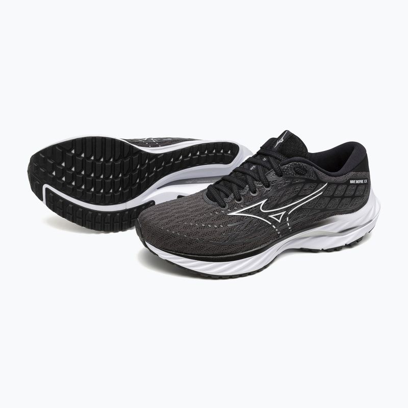 Γυναικεία παπούτσια τρεξίματος Mizuno Wave Inspire 20 ebony/ λευκό/ μαύρο 9