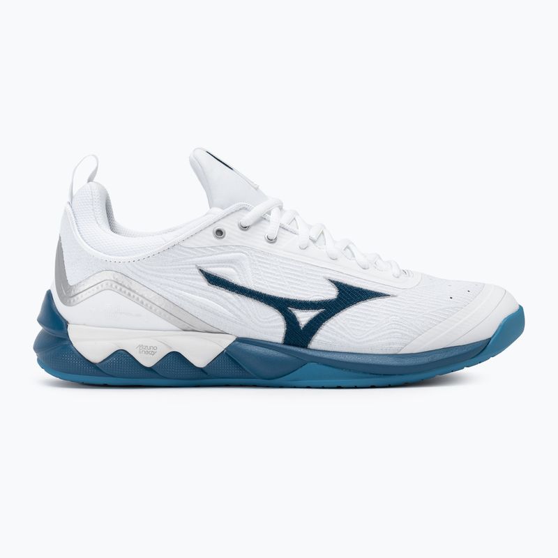 Ανδρικά παπούτσια βόλεϊ Mizuno Wave Luminous 2 λευκό/μπλε/ασημί 2