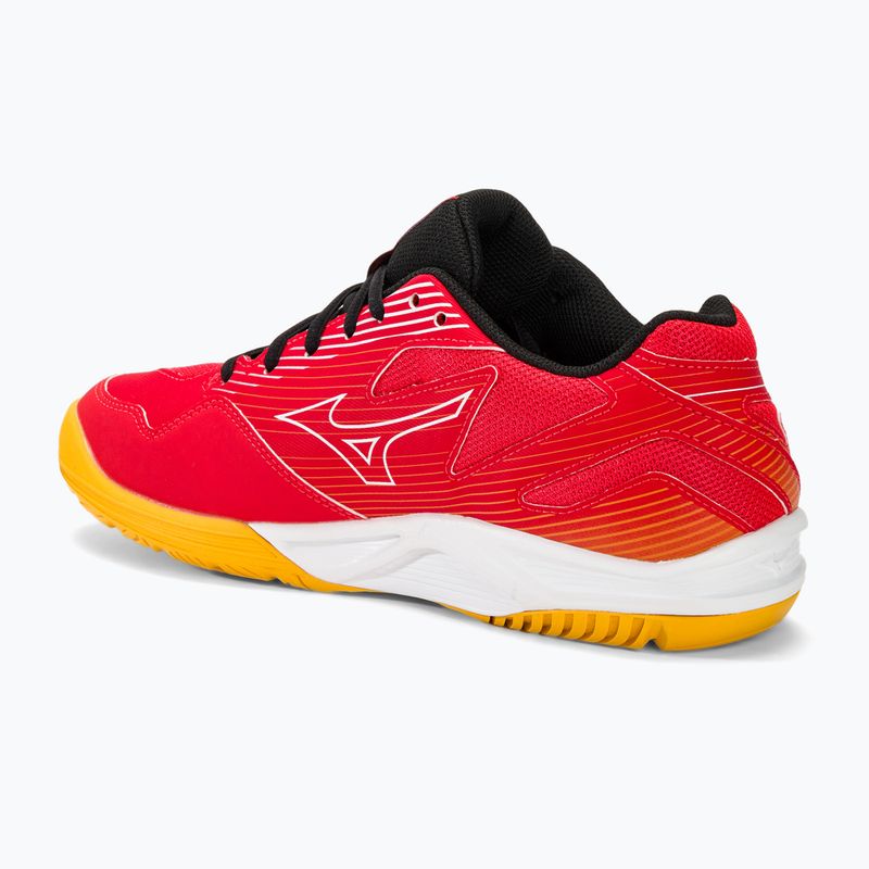 Ανδρικά παπούτσια βόλεϊ Mizuno Cyclone Speed 4 radiant red/white/carrot curl 3