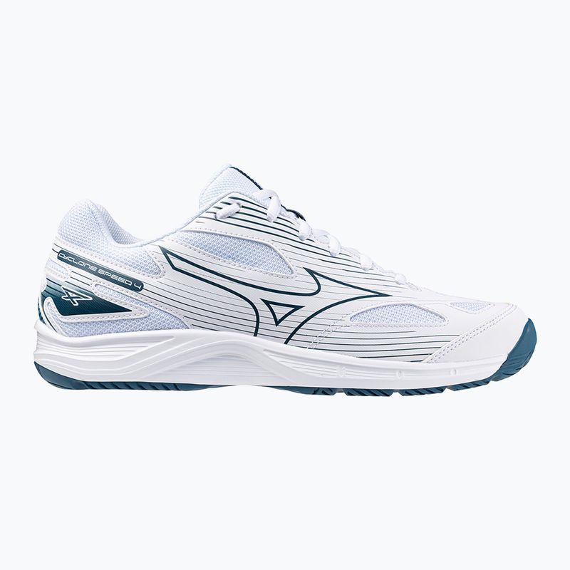 Ανδρικά παπούτσια βόλεϊ Mizuno Cyclone Speed 4 white/sailor blue/silver 8