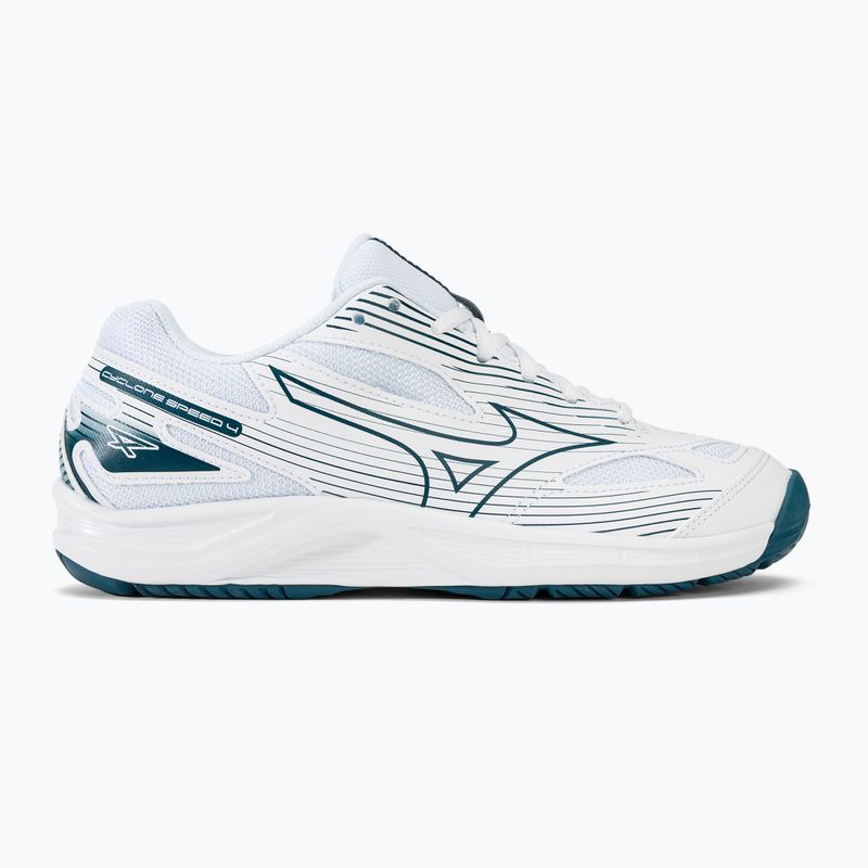 Ανδρικά παπούτσια βόλεϊ Mizuno Cyclone Speed 4 white/sailor blue/silver 2