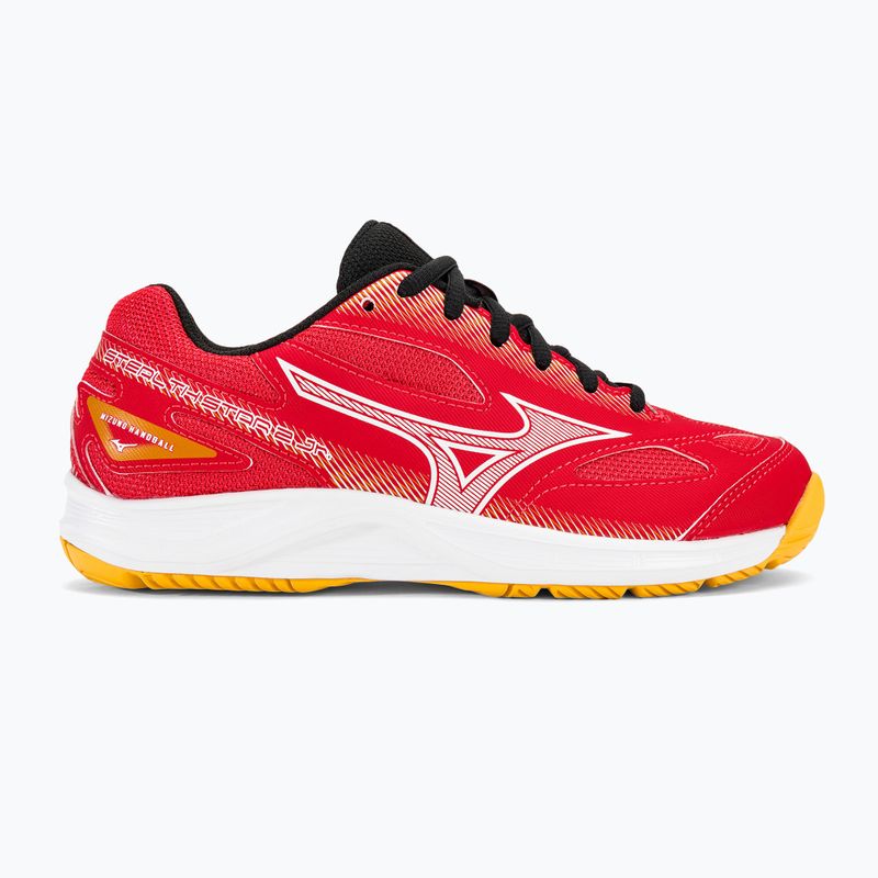 Mizuno Stealth Star 2 Jr παιδικά παπούτσια χάντμπολ radiant red/white/carrot curl 2