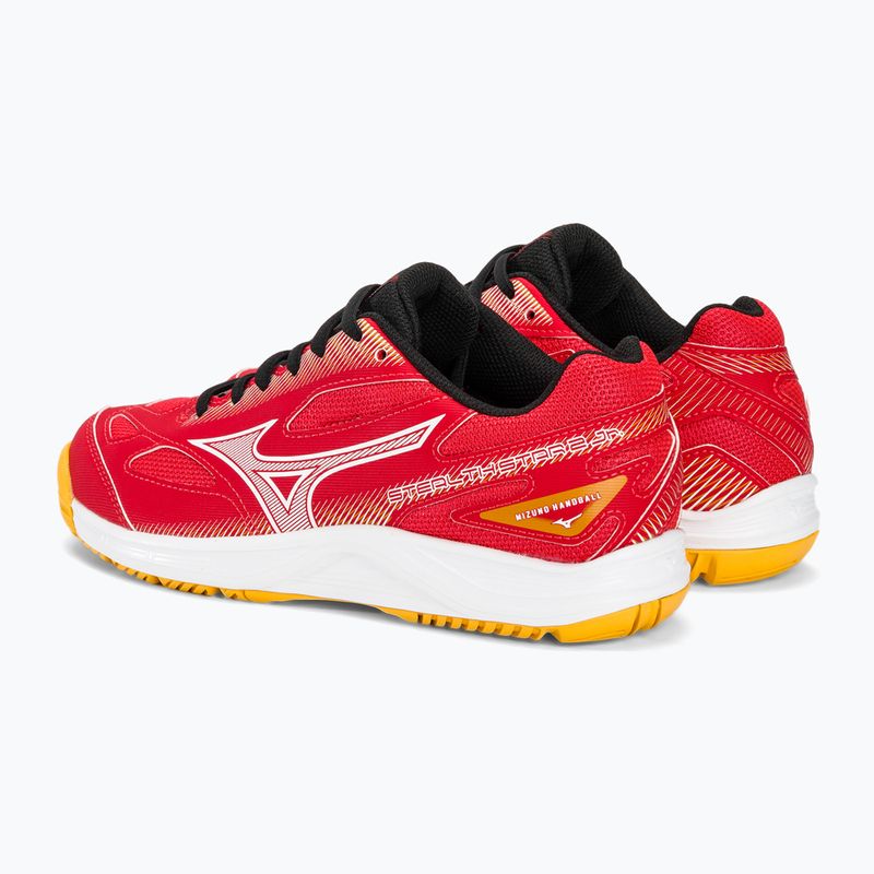 Mizuno Stealth Star 2 Jr παιδικά παπούτσια χάντμπολ radiant red/white/carrot curl 3