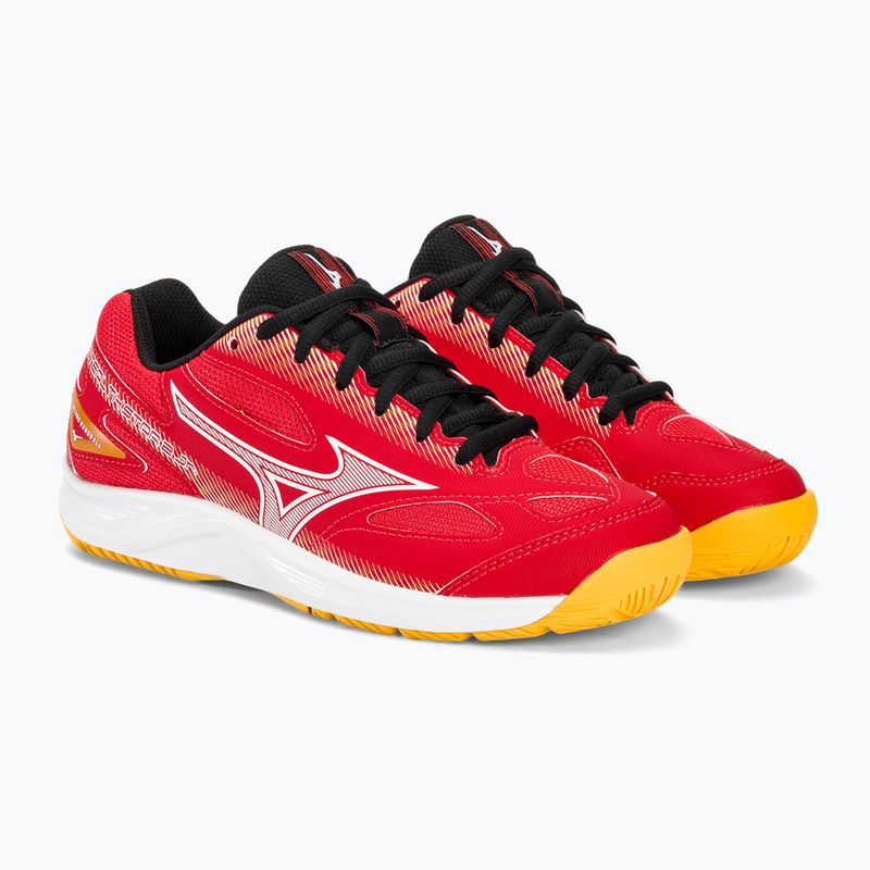 Mizuno Stealth Star 2 Jr παιδικά παπούτσια χάντμπολ radiant red/white/carrot curl 4