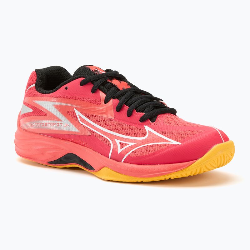 Παιδικά παπούτσια βόλεϊ Mizuno Lightning Star Z7 radiant red/white/carrot curl