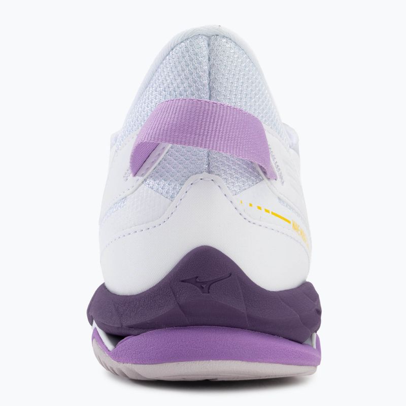 Γυναικεία παπούτσια χάντμπολ Mizuno Wave Mirage 5 white/patrician purple/quince 6