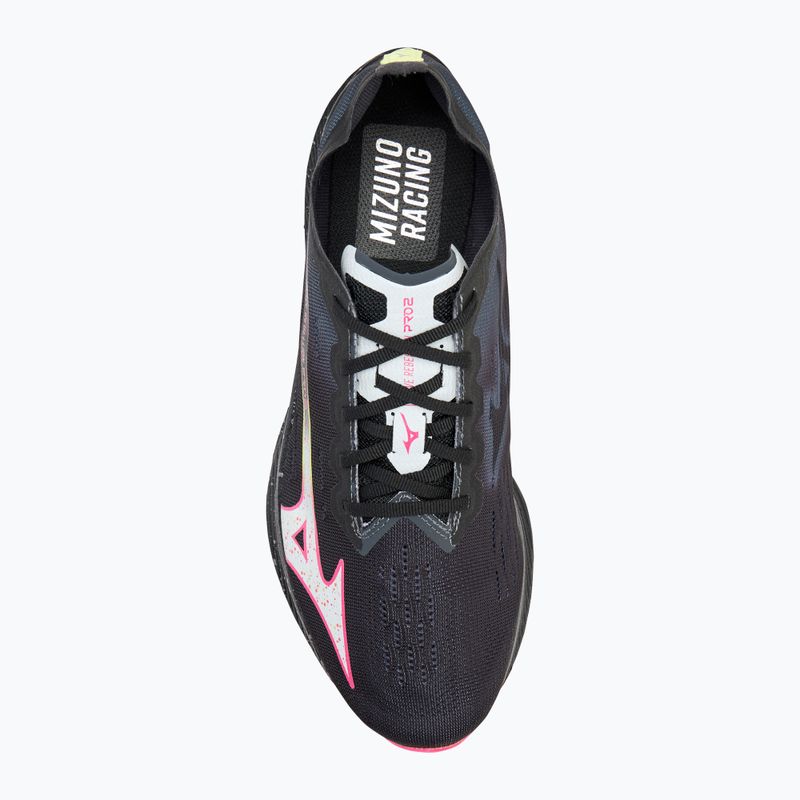 Ανδρικά παπούτσια για τρέξιμο Mizuno Wave Rebellion Pro 2 black/silver/pink tetra 5