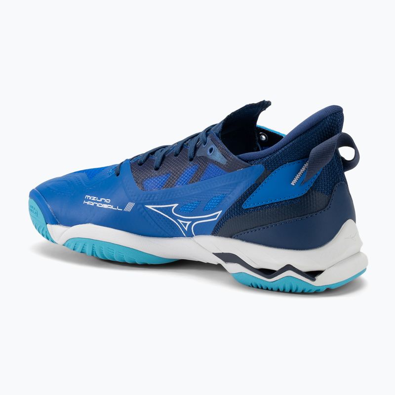 Ανδρικά παπούτσια χάντμπολ Mizuno Wave Mirage 5 mugen blue/white/estate blue 3