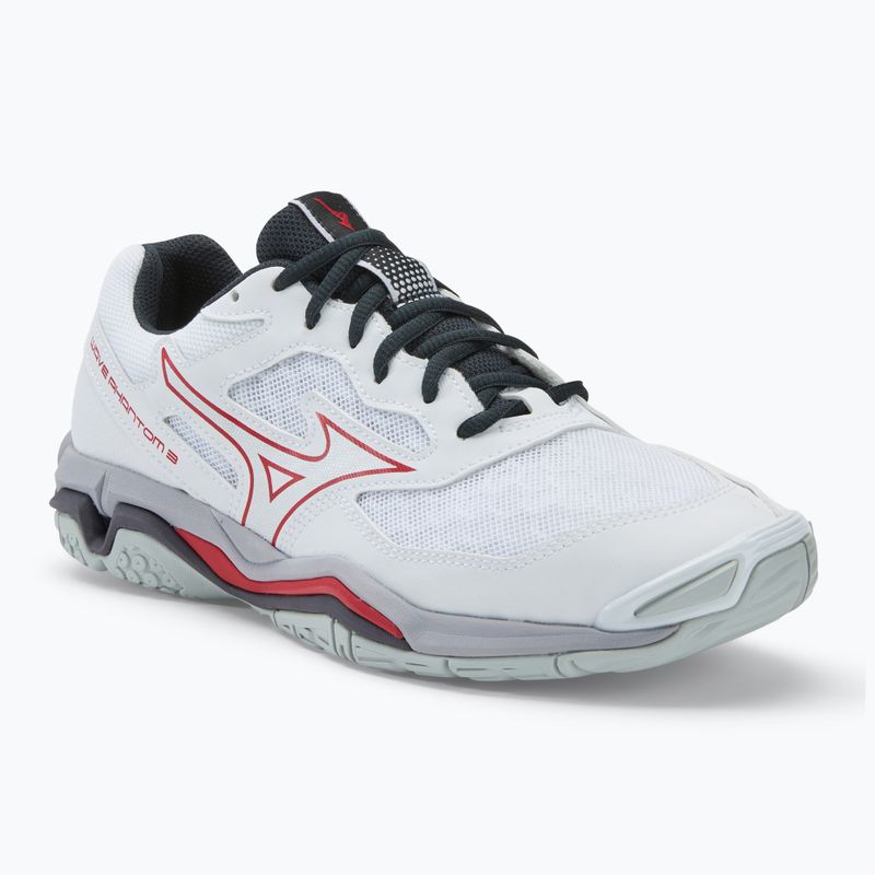 Ανδρικά παπούτσια χάντμπολ Mizuno Wave Phantom 3 white/salsa/black