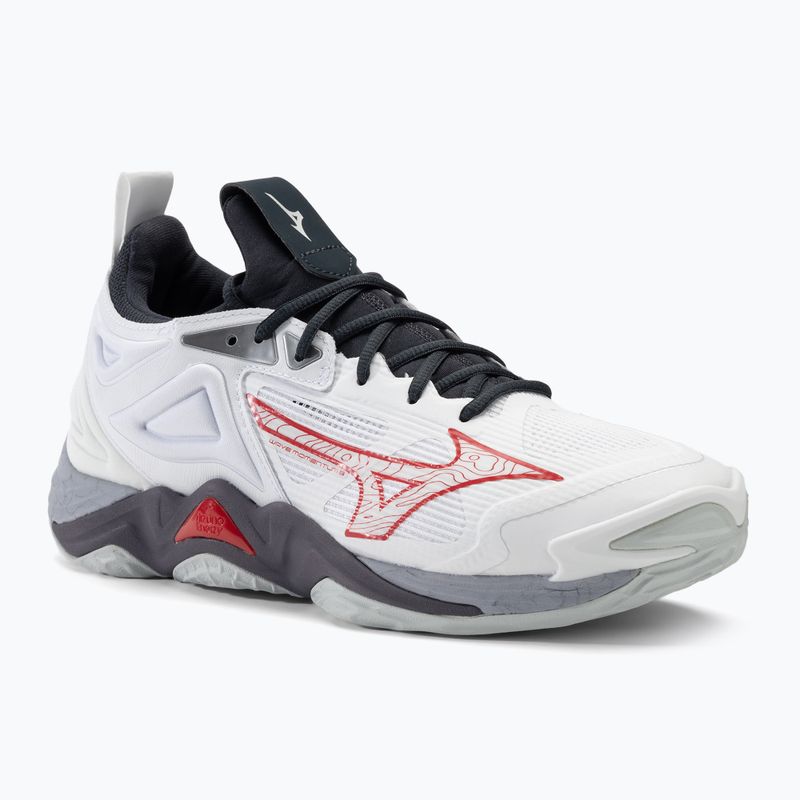 Ανδρικά παπούτσια βόλεϊ Mizuno Wave Momentum 3 white/salsa/black