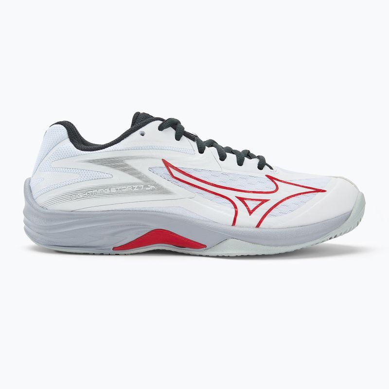 Παιδικά παπούτσια βόλεϊ Mizuno Lightning Star Z7 white/salsa/black 2