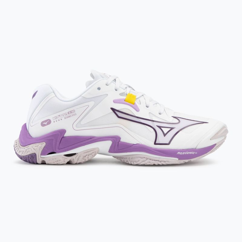 Γυναικεία παπούτσια βόλεϊ Mizuno Wave Lightning Z8 white/patrician purple/quince 2