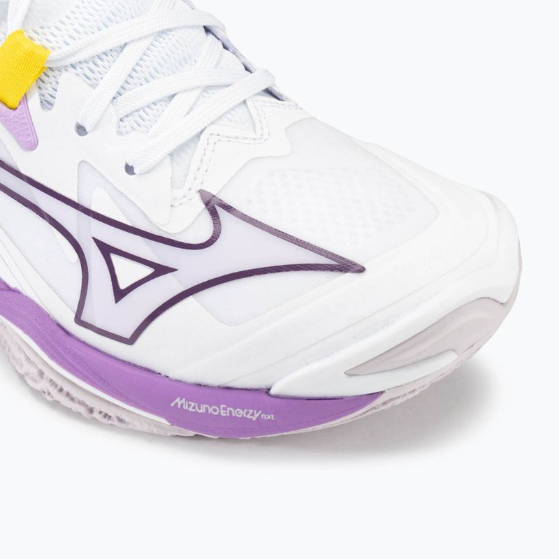 Γυναικεία παπούτσια βόλεϊ Mizuno Wave Lightning Z8 white/patrician purple/quince 7