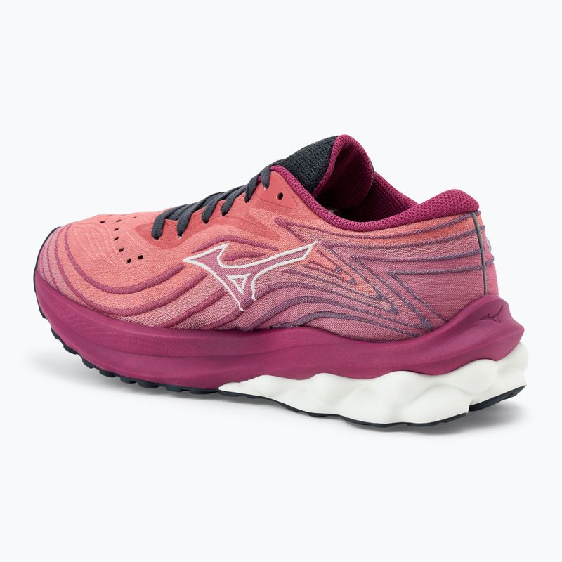 Γυναικεία παπούτσια για τρέξιμο Mizuno Wave Skyrise 5 mineral red/white sand/violet quartz 3