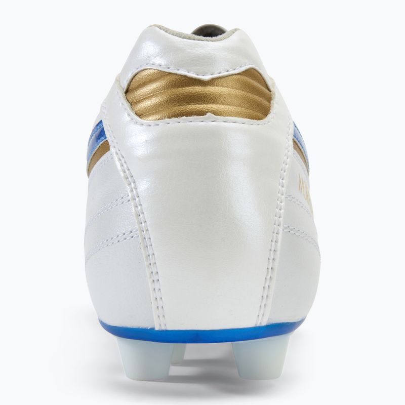 Ανδρικά παπούτσια ποδοσφαίρου Mizuno Morelia II Elite Md white/laser blue/gold 6