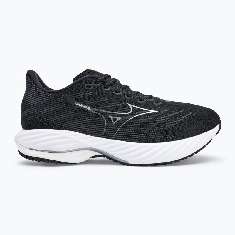 Ανδρικά παπούτσια για τρέξιμο Mizuno Wave Rider 28 2E black/silver/ebony 2