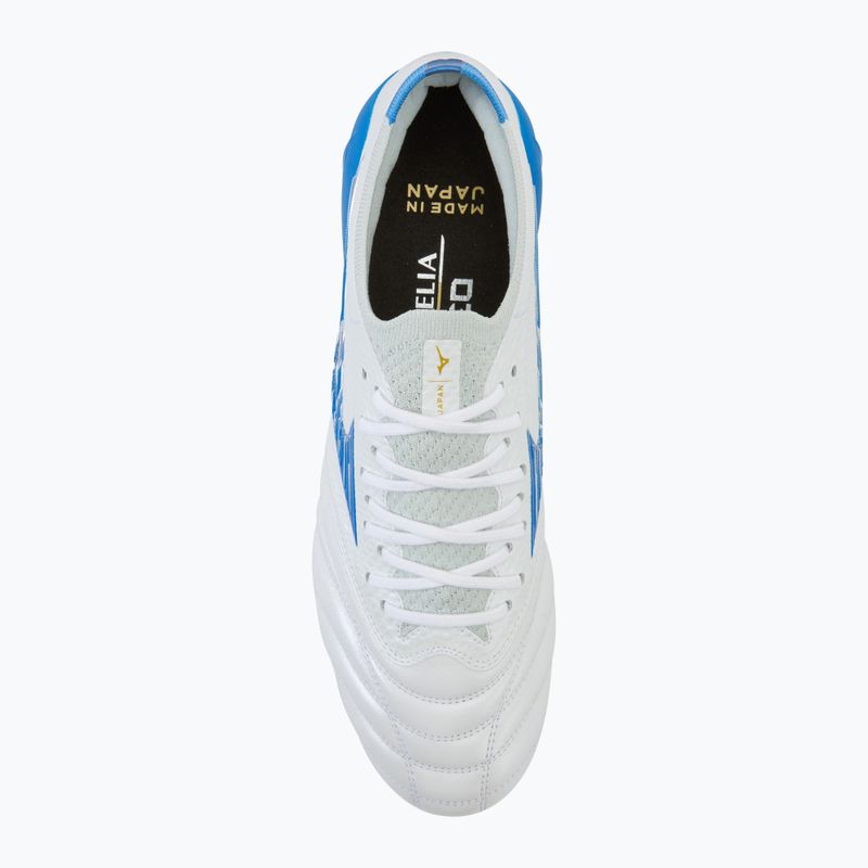 Ανδρικά παπούτσια ποδοσφαίρου Mizuno Morelia Neo IV β Japan FG laser blue/white 5