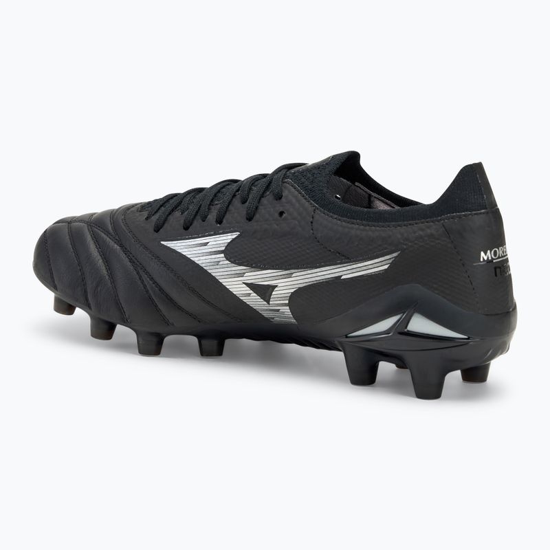 Ανδρικά παπούτσια ποδοσφαίρου Mizuno Morelia Neo IV β Elite FG black/galaxy silver 3