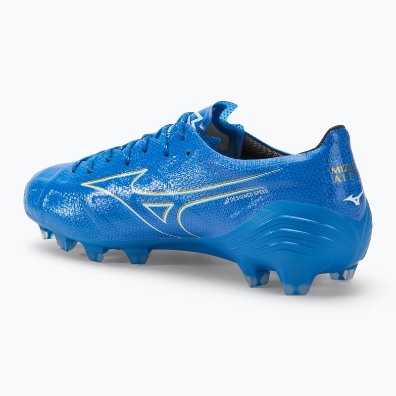 Ανδρικά παπούτσια ποδοσφαίρου Mizuno α Japan FG white/laser blue/gold 3