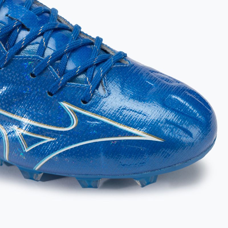 Ανδρικά παπούτσια ποδοσφαίρου Mizuno α Elite FG white/laser blue/gold 7