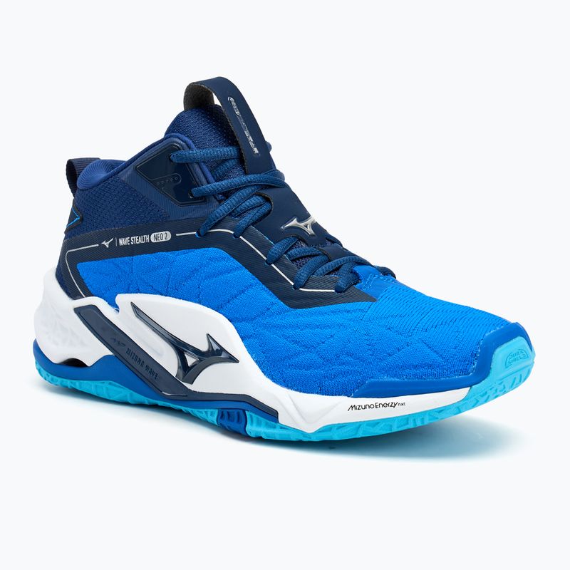 Ανδρικά παπούτσια χάντμπολ Mizuno Wave Stealth Neo 2 Mid mugen blue/white/estate blue