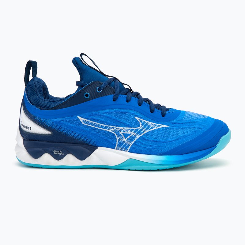 Ανδρικά παπούτσια βόλεϊ Mizuno Wave Luminous 3 mugen blue/white/estate blue 2